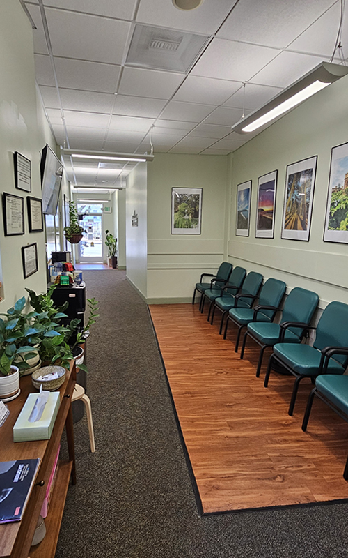 Hearing & Low Vision Solutions client seating.